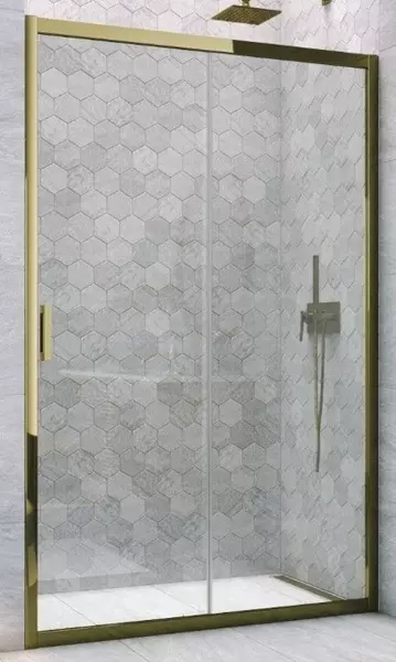 

Душевая дверь «Vegas Glass» ZP TUR Novo 105/200 Crystal vision/бронза глянцевая универсальная