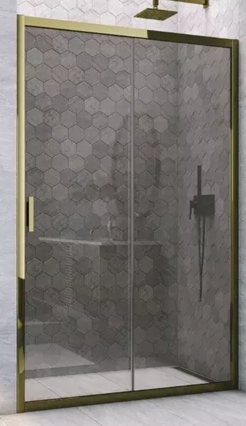 

Душевая дверь «Vegas Glass» ZP TUR Novo 115/200 графит/бронза глянцевая универсальная