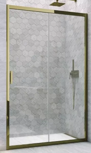 

Душевая дверь «Vegas Glass» ZP TUR Novo 125/200 Crystal vision/бронза глянцевая универсальная