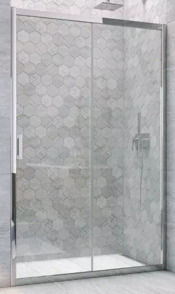

Душевая дверь «Vegas Glass» ZP TUR Novo 145/200 Crystal vision/хром глянцевый универсальная