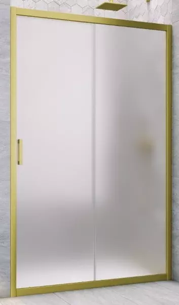 

Душевая дверь «Vegas Glass» ZP Novo h2000 105/200 сатин/золото матовое универсальная