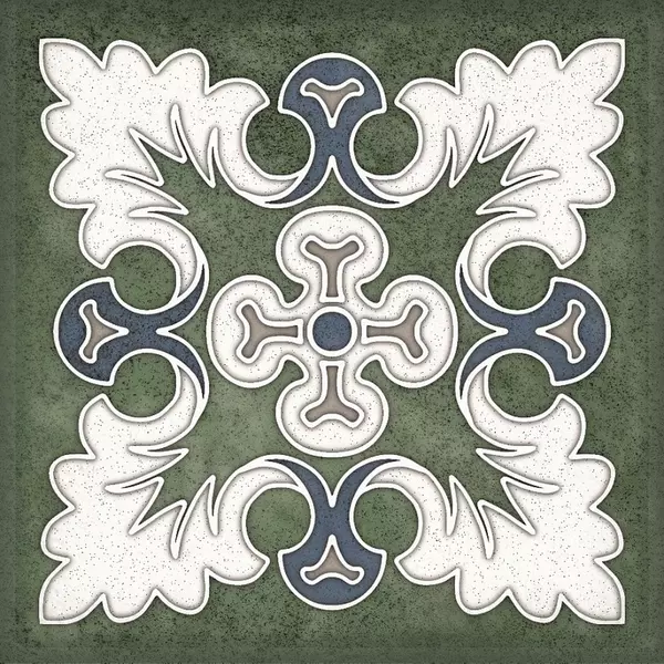 

Настенный декор «Kerlife» Smalto 1 Glossy 15x15 924212 verde