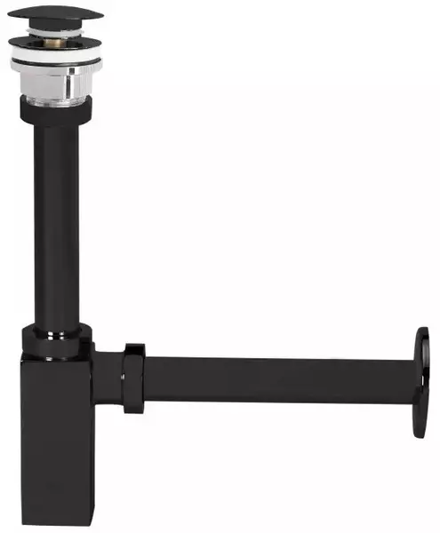 Сифон для раковины «E.C.A.» 102119055C1EX чёрный матовый