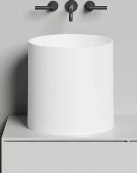 

Раковина «Salini» Armonia S-Sense 46/46 130118G искусственный камень белая глянцевая
