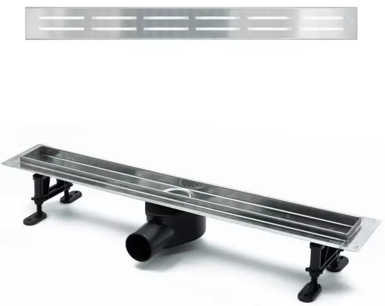 

Душевой лоток «Timo» DP20-DG20 90см DP20900-DG20900 боковой выпуск брашированная сталь