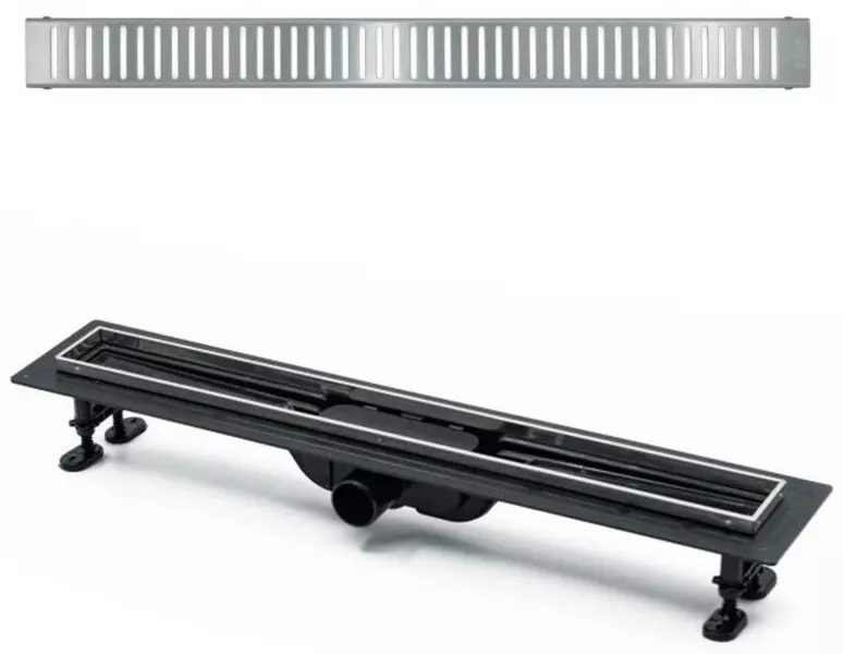 

Душевой лоток «Timo» SP10-PC10 90см SP10900-PC10900 боковой выпуск брашированная сталь