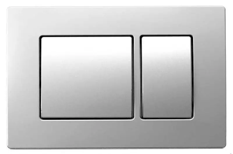 

Кнопка смыва «Azario» AZ-8200-0030 пластик матовый хром