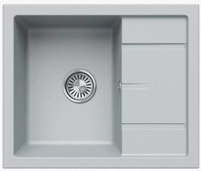 

Мойка для кухни «Tolero» Classic R-107 60/50 кварц платина универсальная