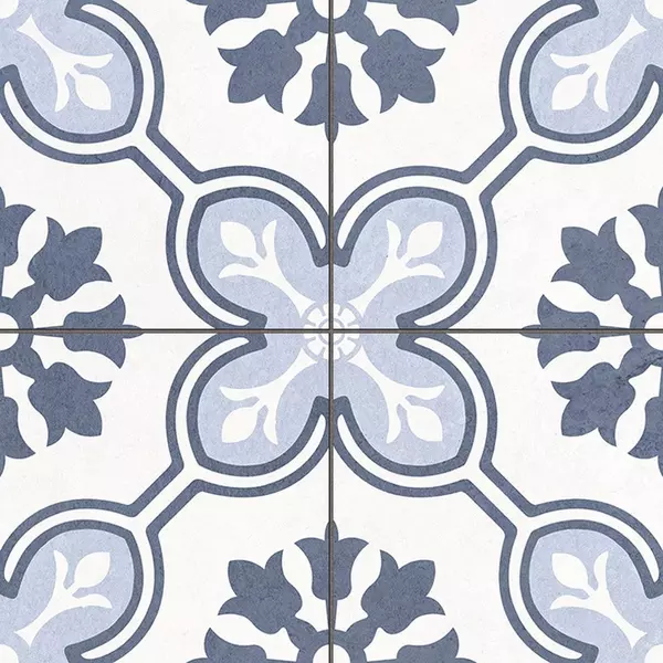 

Напольная плитка «Etili Seramik» Chateau Matt. 45x45 pre cut 00000016984 blue
