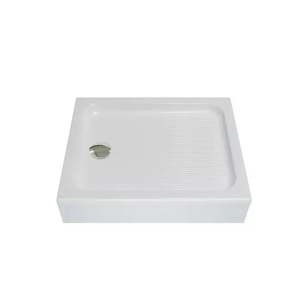 Душевой поддон Niagara Nova 120801QRUS 12080 низкий акриловый прямоугольный белый с сифоном 10500₽