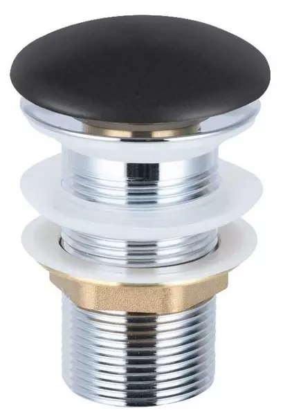 

Донный клапан для раковины «Vincea» DBS0-216MB с механизмом Клик-Клак чёрный
