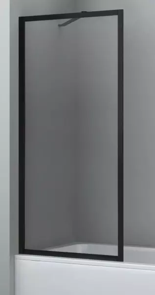

Шторка на ванну стеклянная «WasserKRAFT» Abens 20W01-80 80/160 прозрачная/чёоная универсальная