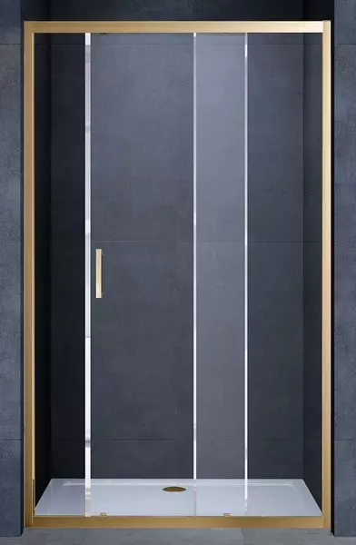 

Душевая дверь «Vincea» Alpha VDS-3AL120CLG 120/190 прозрачная/брашированное золото