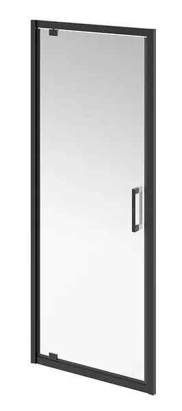 Душевая дверь «Kerama Marazzi» Vetro VE.80.PD.BLK.M 80/195 прозрачная/чёрная матовая универсальная