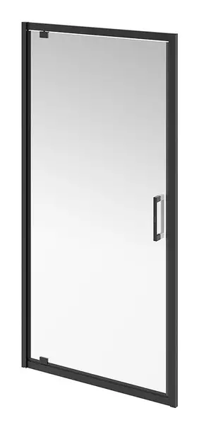 Душевая дверь «Kerama Marazzi» Vetro VE.100.PD.BLK.M 100/195 прозрачная/чёрная матовая универсальная