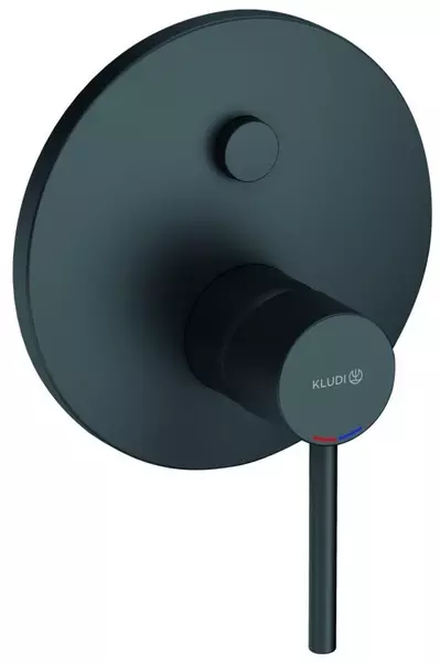 

Внешняя часть смесителя «Kludi» Bozz 386593976 чёрная матовая