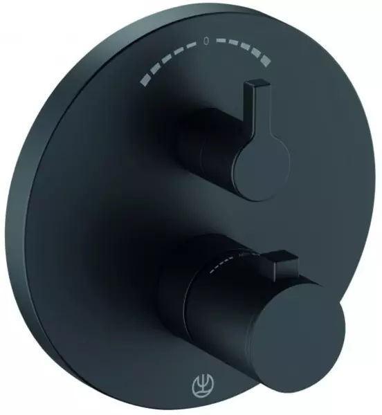 

Внешняя часть смесителя «Kludi» Nova Fonte Puristic 208303915 чёрная матовая