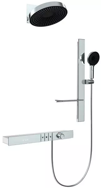 

Душевая система «Black & White» Gravity GH-9025-C с термостатом хром