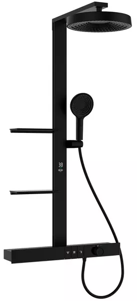 

Душевая система «Black & White» Gravity GH-9005-MB с термостатом чёрная матовая