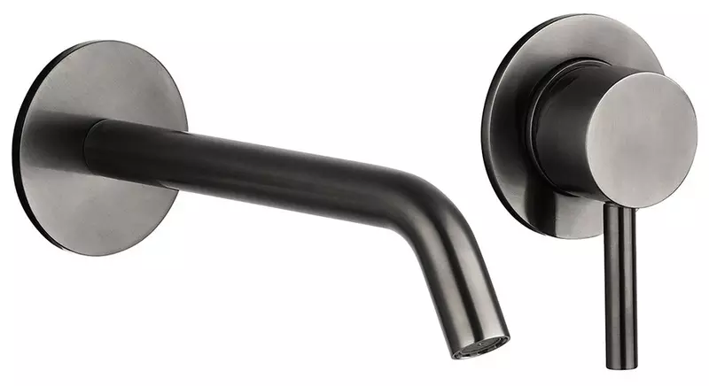 

Смеситель для раковины «AQUAme» Siena AQM6215GM оружейная сталь