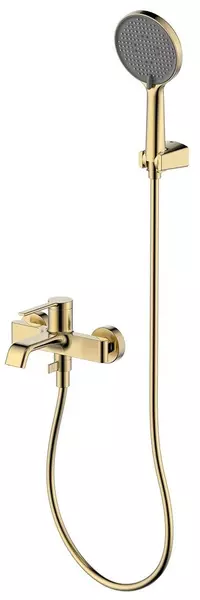 

Смеситель для ванны «AQUAme» Asti AQM6412BG шлифованное золото