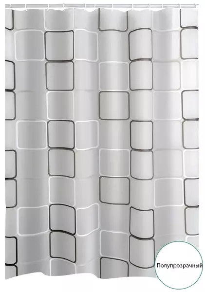 

Штора для ванной «Ridder» Modern Retro 3109407 240/180 полупрозрачная