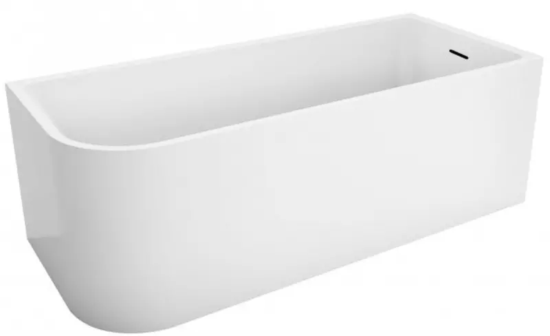 

Ванна акриловая «Belbagno» BB712 170/73 с ножками с сифоном белая правая