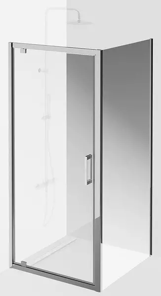 

Душевой угол-ограждение «Kerama Marazzi» Vetro VE.90.PD.CR+VE.90.FP.CR 90/90 прозрачный/хром без поддона универсальный
