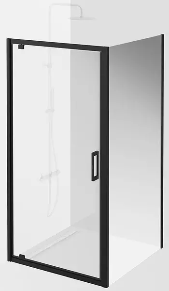 

Душевой угол-ограждение «Kerama Marazzi» Vetro VE.100.PD.BLK.M VE.100.FP.BLK.M 100/100 прозрачный/чёрный матовый без поддона универсальный
