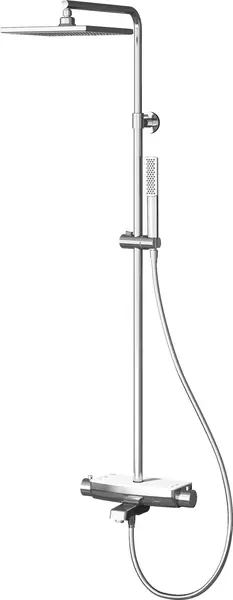 

Душевая система «Teska» Mira DK3701C хром/белая