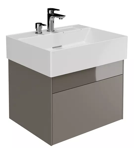 

Тумба с раковиной «Kerama Marazzi» Logica 60 New (Logica 60-2) подвесная песчаная