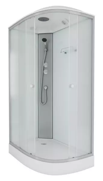 

Душевая кабина «Niagara» Eco E120/80/13L/MT 120/80 низкий поддон матовая/белая левая