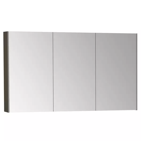 Зеркальный шкаф «Vitra» Basis Mirror Cabinet 120 без света антрацит глянец