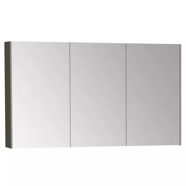 

Зеркальный шкаф «Vitra» Basis Mirror Cabinet 120 без света антрацит глянец
