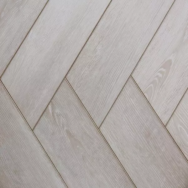 

SPC-плитка «FirmFit» Herringbone Дуб Белый Браш 61,5х12,3 CW-3291 42 класс серый