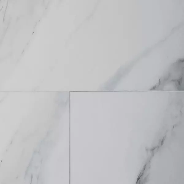 

SPC-плитка «FirmFit» Tiles Мрамор Калакатта 60х30 XT-4000 42 класс бело-серый