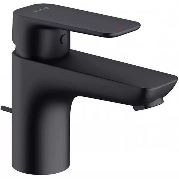 

Смеситель для раковины «Kludi» Pure&Style 403823975 с донным клапаном чёрный матовый