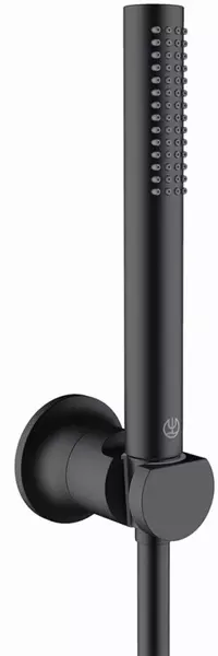 

Душевой гарнитур «Kludi» Nova Fonte Puristic 2085039-15 чёрный матовый