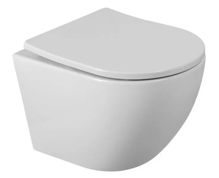

Подвесной унитаз безободковый «Belbagno» Sfera-Tor BB046CH-TOR/BB2031SC белый с сиденьем дюропласт с микролифтом белое
