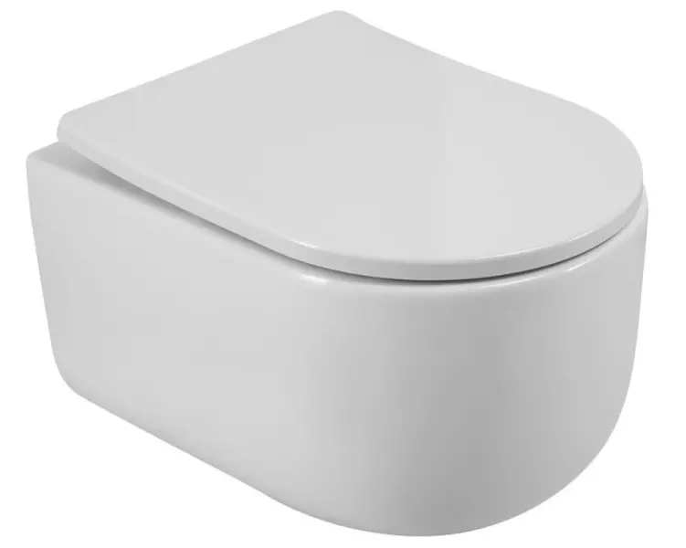 

Подвесной унитаз безободковый «Belbagno» Soft-Tor BB084CH-TOR/BB2031SC белый с сиденьем дюропласт с микролифтом белое