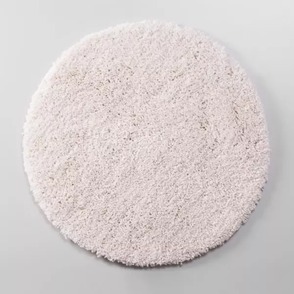 Уценка, Коврик для ванной «WasserKRAFT» Dill BM-3920 60/60 резина, микрофибра Pastel Parchment, цвет бежевый - фото 1