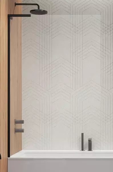 

Шторка на ванну стеклянная «Radaway» Modo SL PNJ II 80/150 прозрачная/чёрная левая