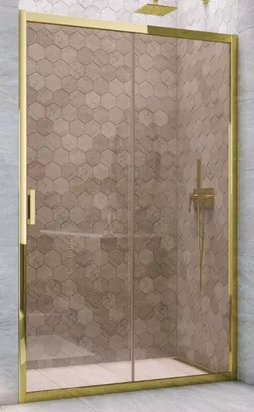

Душевая дверь «Vegas Glass» ZP TUR Novo 165/200 бронза/золото глянцевое универсальная