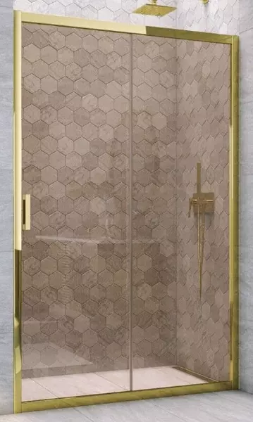 

Душевая дверь «Vegas Glass» ZP TUR Novo 180/200 бронза/золото глянцевое универсальная