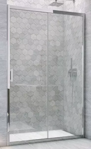 

Душевая дверь «Vegas Glass» ZP TUR Novo 175/200 175/200 прозрачная/хром глянцевый универсальная