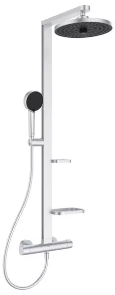 

Душевая система «Ideal Standard» Alu+ BD583SI с термостатом серебристая