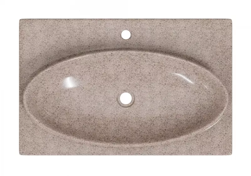 Раковина над стиральной машиной «СанТа» Вега 70 литьевой мрамор речной песок