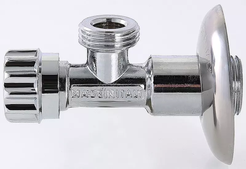 

Вентиль бытовой «Valtec» VT.281.GBC.0404 1/2"-1/2" НР-НР хром