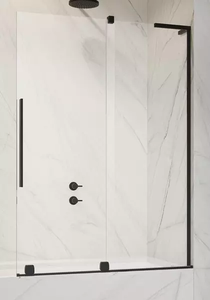 

Шторка на ванну стеклянная «Radaway» Furo SL PND II Door 120/150 прозрачная/чёрная правая