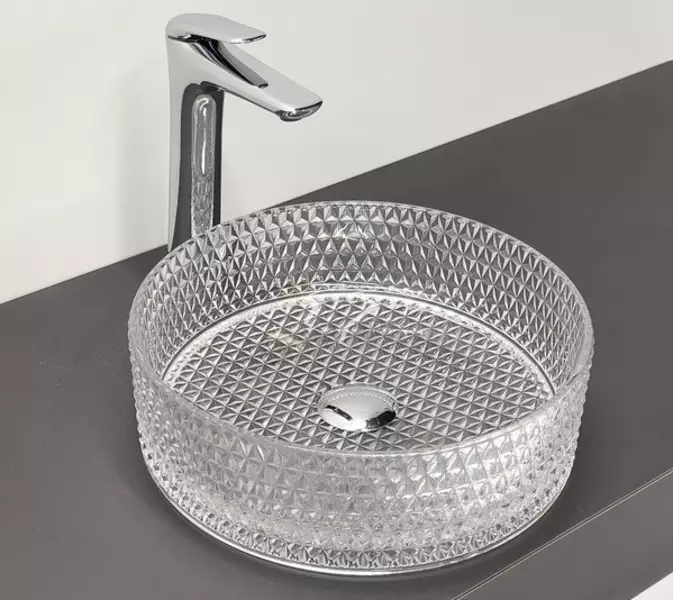 

Раковина «Comforty» CF21003 36/36 стеклянная прозрачная